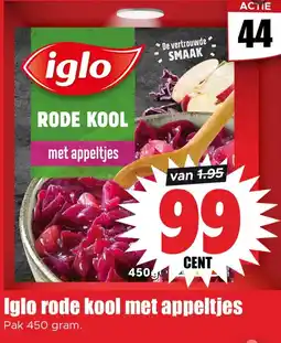 Dirk Iglo rode kool met appeltjes aanbieding