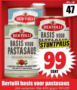 Dirk Bertolli basis voor pastasaus aanbieding