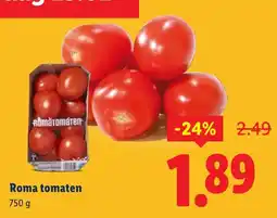 Lidl Roma tomaten aanbieding
