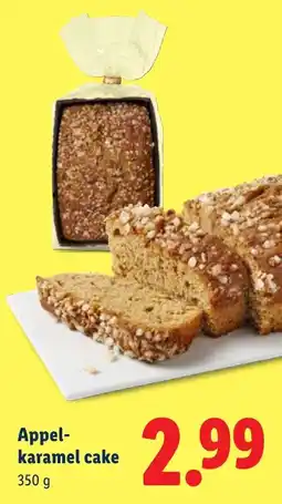 Lidl Appel-karamel cake aanbieding