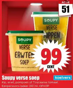 Dirk Soupy verse soep aanbieding