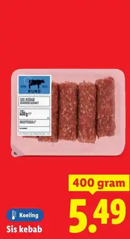 Lidl Sis kebab aanbieding
