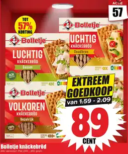 Dirk Bolletje knäckebröd aanbieding