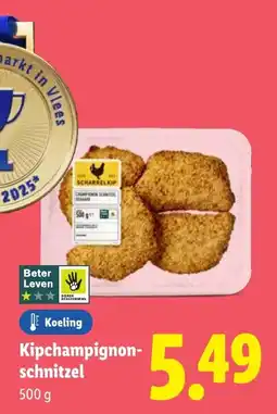 Lidl Kipchampignon-schnitzel aanbieding