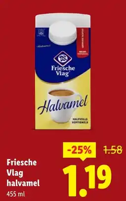 Lidl Friesche Vlag Halvamel aanbieding