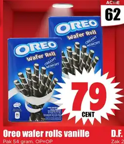 Dirk Oreo wafer rolls vanille aanbieding