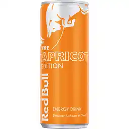 Joybuy Red Bull energiedrank abrikoos-aardbei smaak The Apricot Edition aanbieding