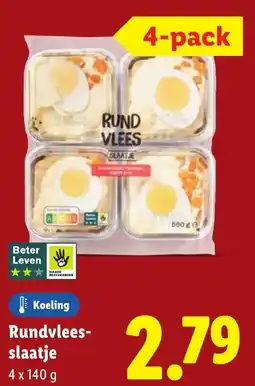 Lidl Rundvleesslaatje aanbieding