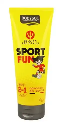 Budget Food Douchegel Hair & Body Belgian Red Devils aanbieding