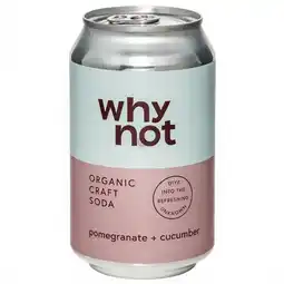 Joybuy Why Not Bottle Soda Pomegranate Cucumber aanbieding