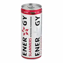 Joybuy Slammers Energy Drink aanbieding