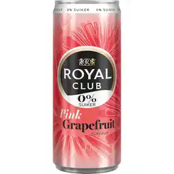 Joybuy Royal Club Pink Grapefruit 0% (Can, 250ml) aanbieding