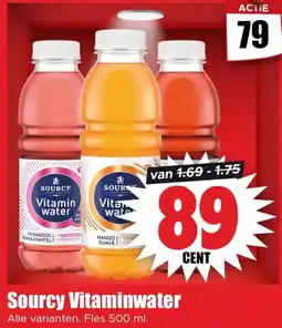Dirk Sourcy Vitaminwater aanbieding