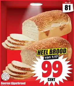 Dirk Boeren tijgerbrood aanbieding