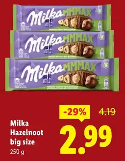Lidl Milka Hazelnoot aanbieding