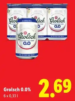 Lidl Grolsch 0.0% aanbieding