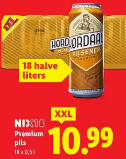 Lidl NIX18 Premium pils aanbieding