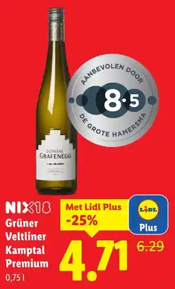 Lidl Grüner Veltliner Kamptal Premium aanbieding