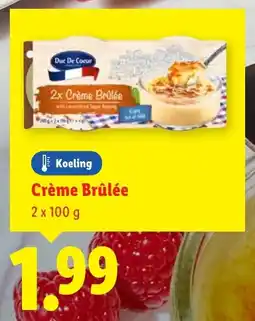 Lidl Crème Brûlée aanbieding