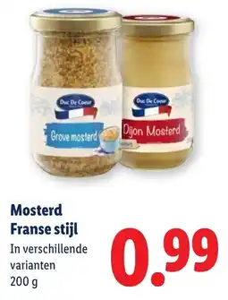 Lidl Mosterd Franse stijl aanbieding
