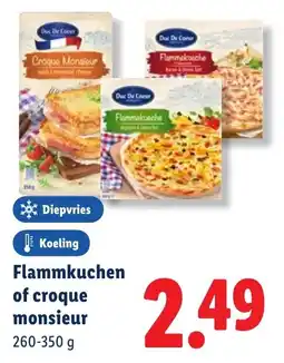 Lidl Flammkuchen of croque monsieur aanbieding