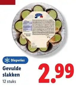 Lidl Gevulde slakken aanbieding