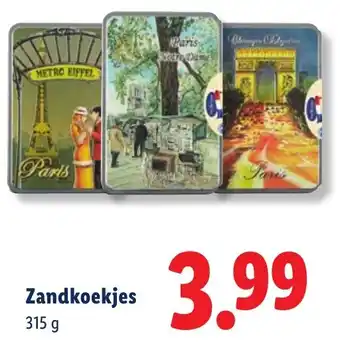 Lidl Zandkoekjes aanbieding