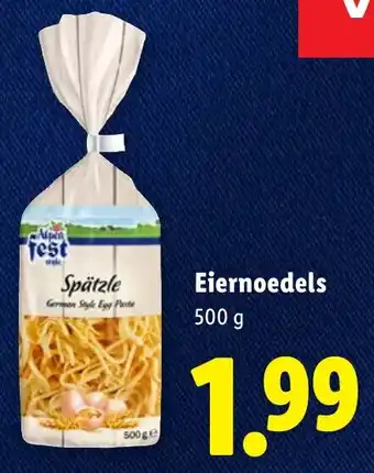 Lidl Eiernoedels aanbieding