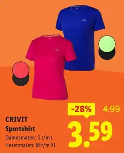 Lidl CRIVIT Sportshirt aanbieding