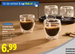 Lidl Silvercrest Dubbelwandige glazen aanbieding