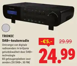 Lidl Tronic dab+-keukenradio aanbieding
