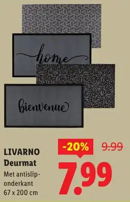 Lidl Livarno Deurmat aanbieding