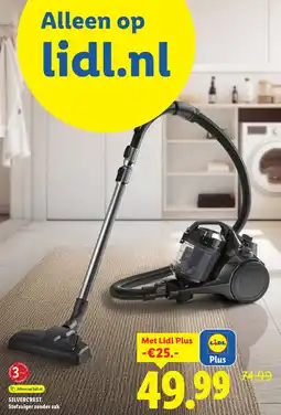 Lidl Silvercrest Stofzuiger zonder zak aanbieding
