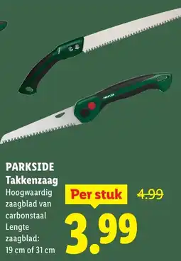 Lidl Parkside Takkenzaag aanbieding