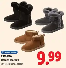 Lidl Esmara Dames laarzen aanbieding