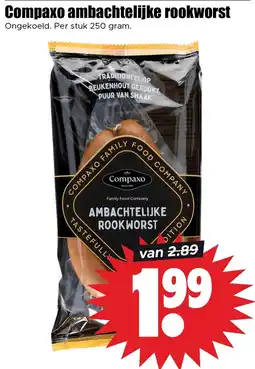 Dirk Compaxo ambachtelijke rookworst aanbieding