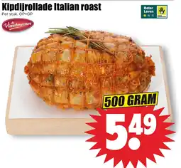 Dirk Kipdijrollade Italian roast aanbieding