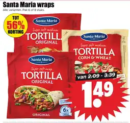 Dirk Santa Maria wraps aanbieding