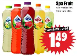 Dirk Spa Fruit aanbieding