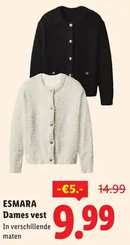 Lidl Esmara dames vest aanbieding