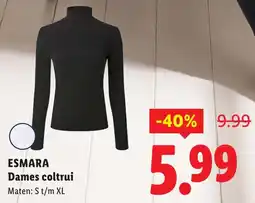 Lidl Esmara dames coltrui aanbieding