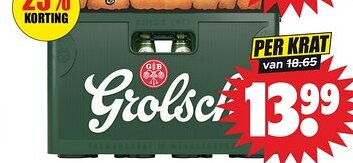 Dirk Grolsch Pils aanbieding