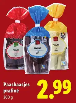 Lidl Paashaasjes praliné aanbieding
