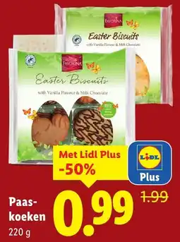 Lidl Paaskoeken aanbieding