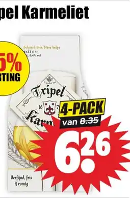 Dirk Tripel Karmeliet aanbieding