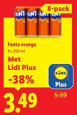 Lidl Fanta orange aanbieding