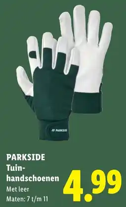 Lidl Parkside tuinhandschoenen aanbieding