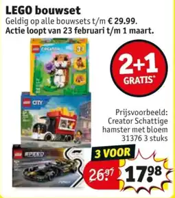 Kruidvat Lego Bouwset aanbieding