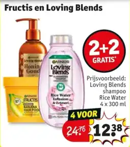 Kruidvat Fructis en Loving Blends aanbieding