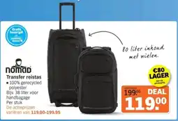 Albert Heijn Nomad Transfer reistas aanbieding